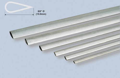 Alu Stmline Tube 5/8x35 Inch/15.9x889mm