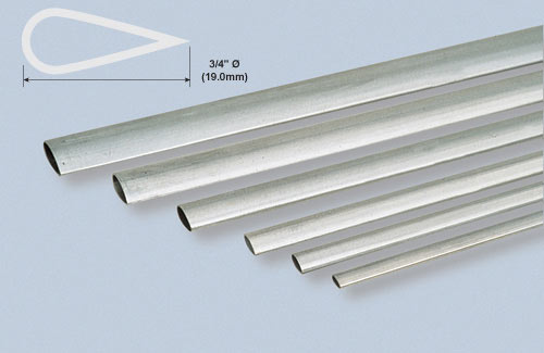 Alu Stmline Tube 3/4x35 Inch/19.0x889mm