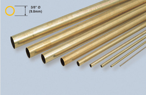 Brass Tube - 3/8 x 36 Inch/9.52x914mm