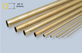 Brass Tube - 3/8 x 36 Inch/9.52x914mm