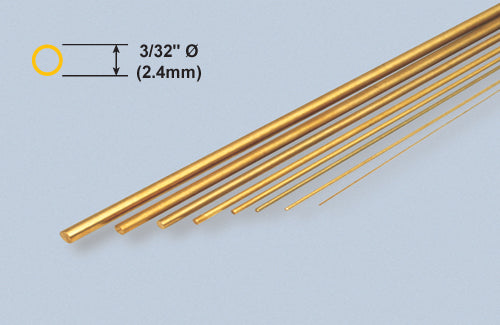 Brass Rod - 3/32 x 36 Inch/2.38 x 914mm