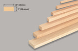 Slec Balsa Block 1x1.5x36 Inches/25.4x38x914mm