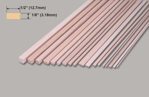 Obechi Strip 1/8x1/2x36 Inch/ 3.18x12.7