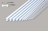 Plastic Beams 11.1mm x 380mm 5 pieces I Beam - 11.10 x 5.50 x 375mm