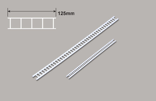 HO Ladder Plastic Ladders 4mm scale 150mm length x 2