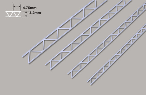 plastic Open Web Truss Section 3.20mm x 154mm 2 pieces