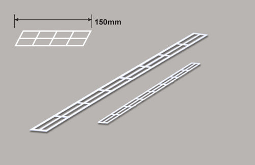 Plastruct Styrene N Scale 1/200 Stair Rail x 92mm