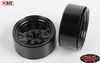 OEM Stamped Steel 1.9 Inch Beadlock Wheels BLACK RC4WD Z-W0210 6 Lug Hex Mount