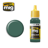 Ammo Mig Jimenez Acrylic 17ml Paint WAFFEN SS - POLIZEI GR?N