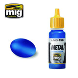 Ammo Mig Jimenez Acrylic Metal 17ml Paint WARHEAD METALLIC BLUE