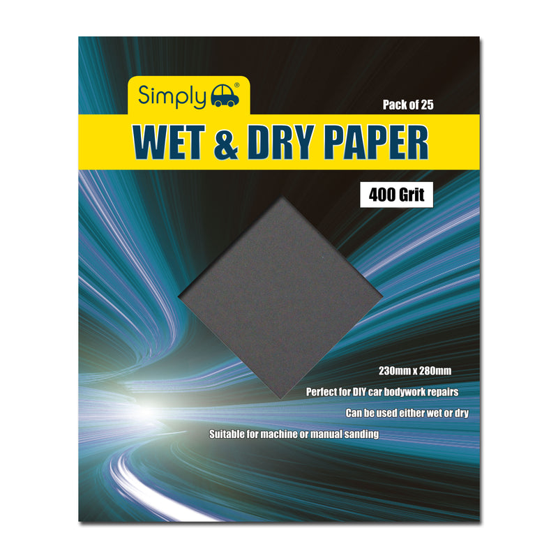Wet & Dry Sand Paper 400 Grit (1 sheet)