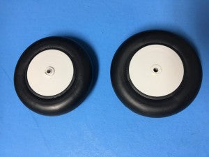 Williams Brothers 3-1/4 Balloon-II Wheels Pair Gray Hub