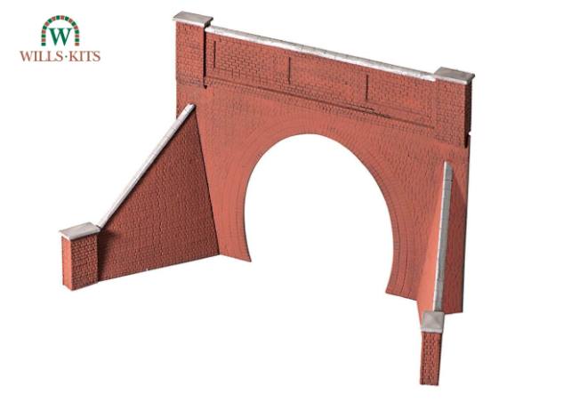 Wills SS59 Brick Tunnel Mouth - Plastic Kit 00 Gauge