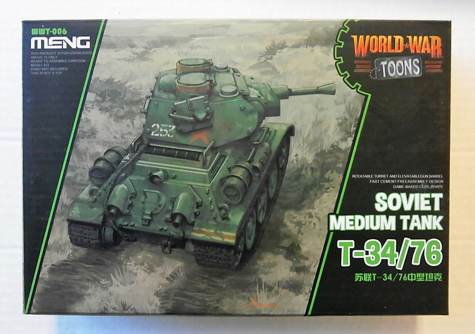 Meng Model 918063 T34/36 World War Toons Model Kit