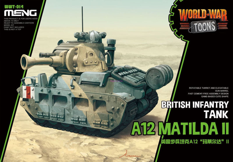 Meng A12 Matilda II Toon Tank WWT-014