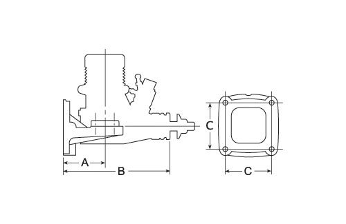 Radial Mount Set 20-25 FP/LA