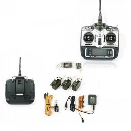 JR XG7 7-Channel 2.4GHz DMSS Transmitter w/RG831B Receiver With 3 x JR539 (Mode 2)