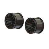 MT 2.8 Wheel 14mm Hex Black Chrome (2)