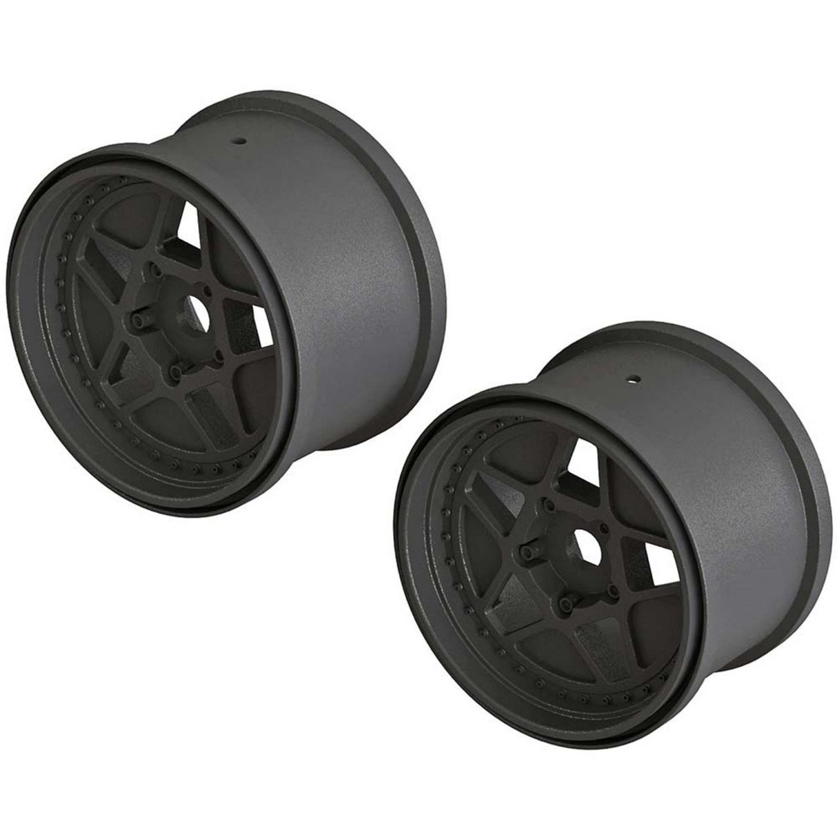 MT 3.8 Wheel 17mm Hex Blk OUTCAST 4x4 (2)