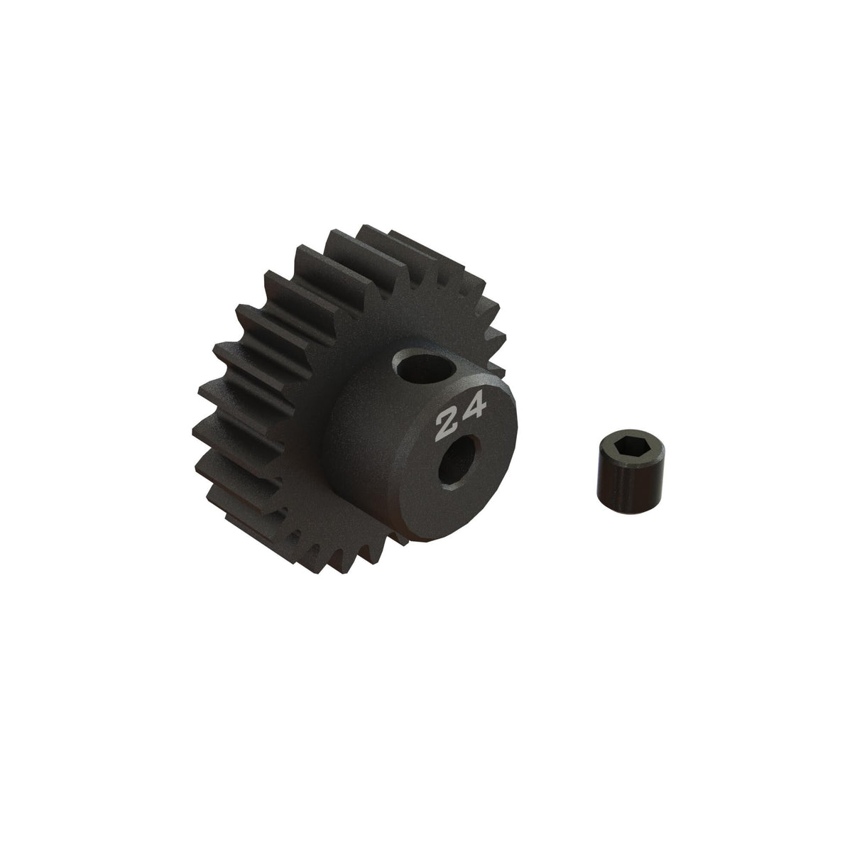 24T 0.8Mod 1/8 Bore CNC Steel Pinion Gear