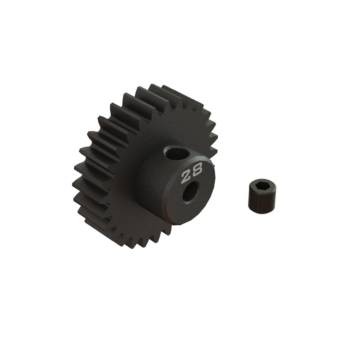 28T 0.8Mod 1/8 Bore CNC Steel Pinion Gear