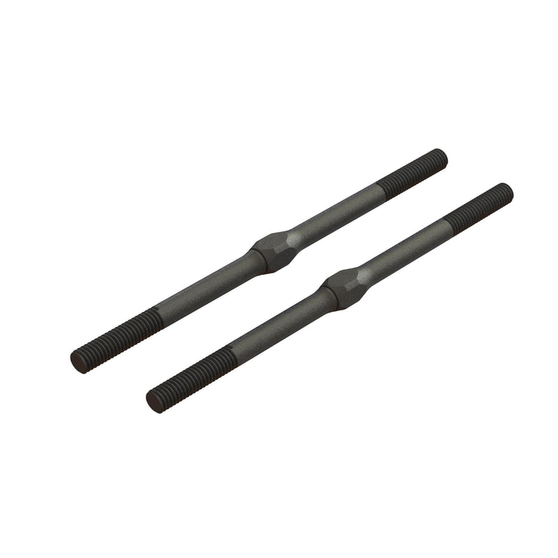 Steel Turnbuckle M4 x 85mm Black (2)