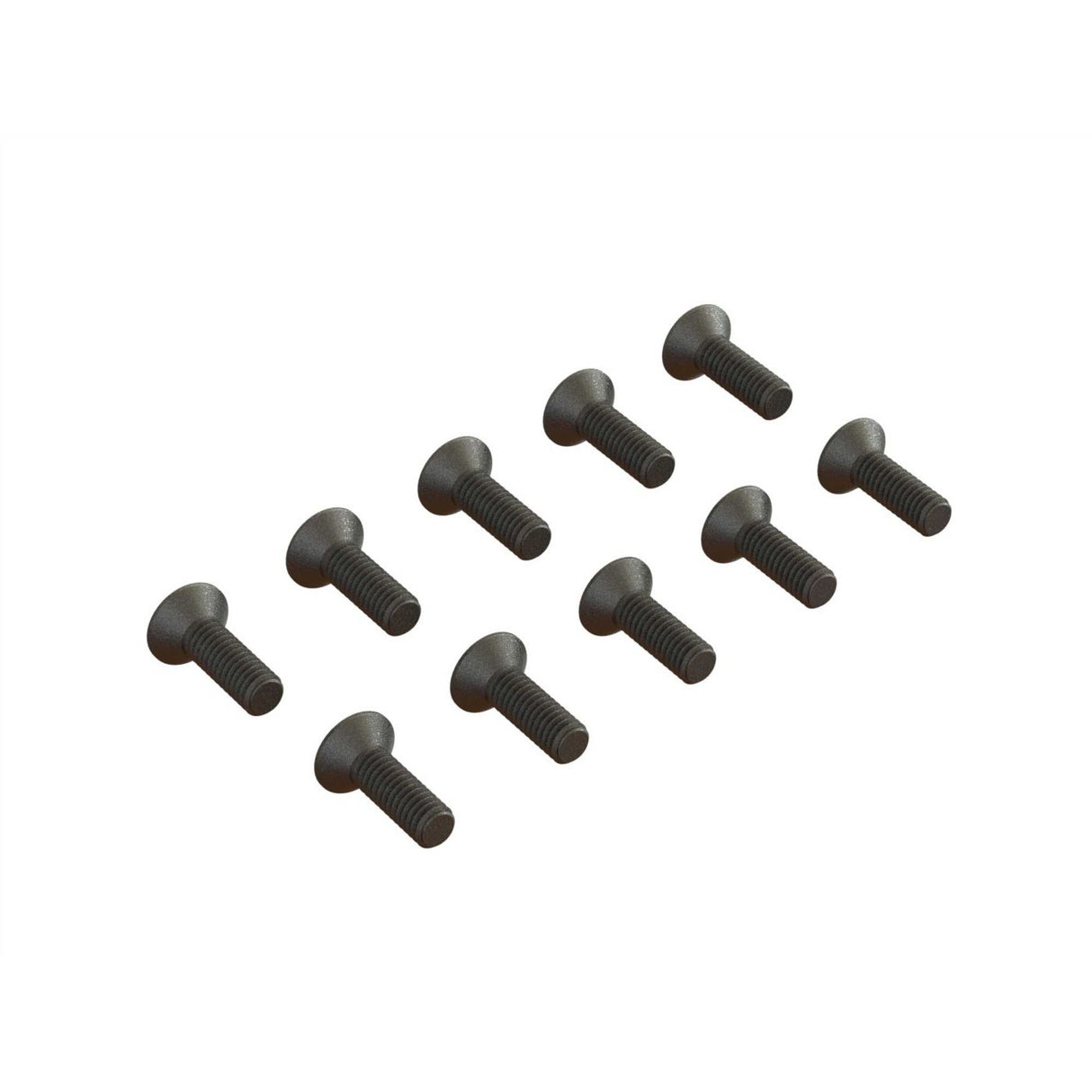 Flat Head Hex Machine Screw M2.5x8mm (10)