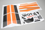 Decal Set Orange - WOT4 Foam-E