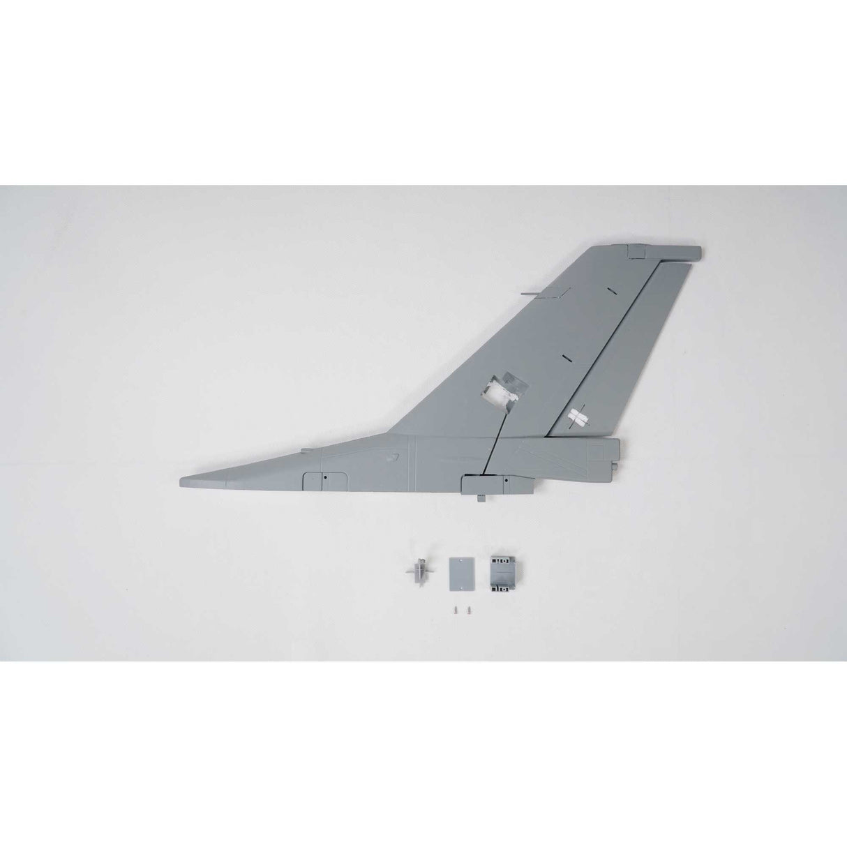 Vertical Fin and Rudder Grey: F-16 Falcon 80mm