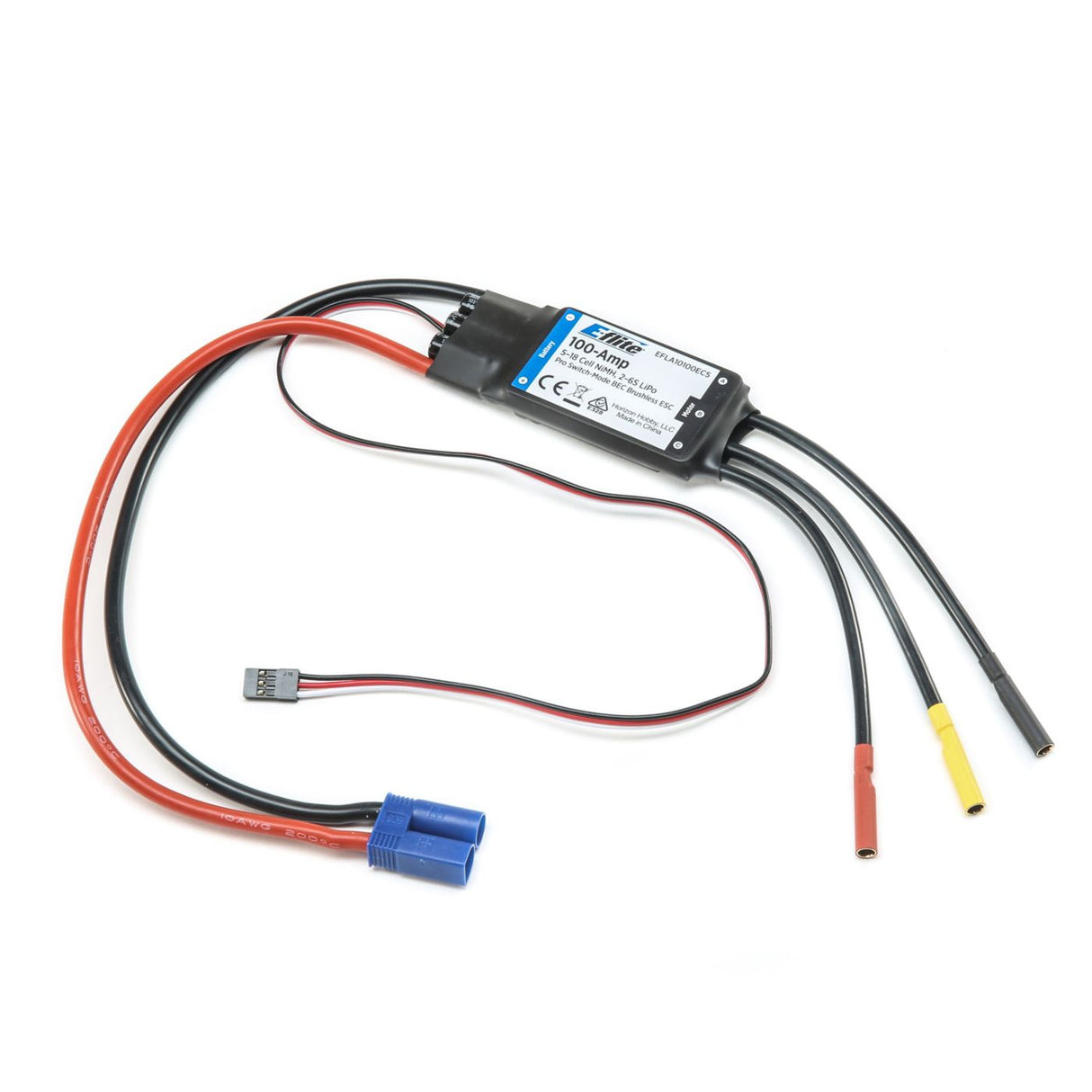 ESC: 100-Amp Pro Switch-Mode 5A BEC Brushless ESC