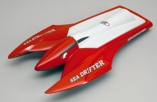 Hull-Red/Upper Deck-Wht Sea Drifter