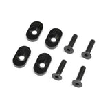 EngineMountInsert & Screws 21T Black(4): DBXL 2.0