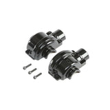 Aluminum Diff Case Black: LST/2 3XL-E