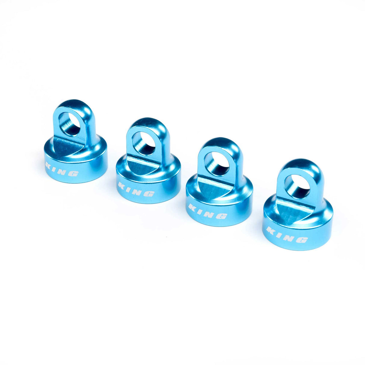 Shock Cap Set Aluminum King Blue: SBR 2.0