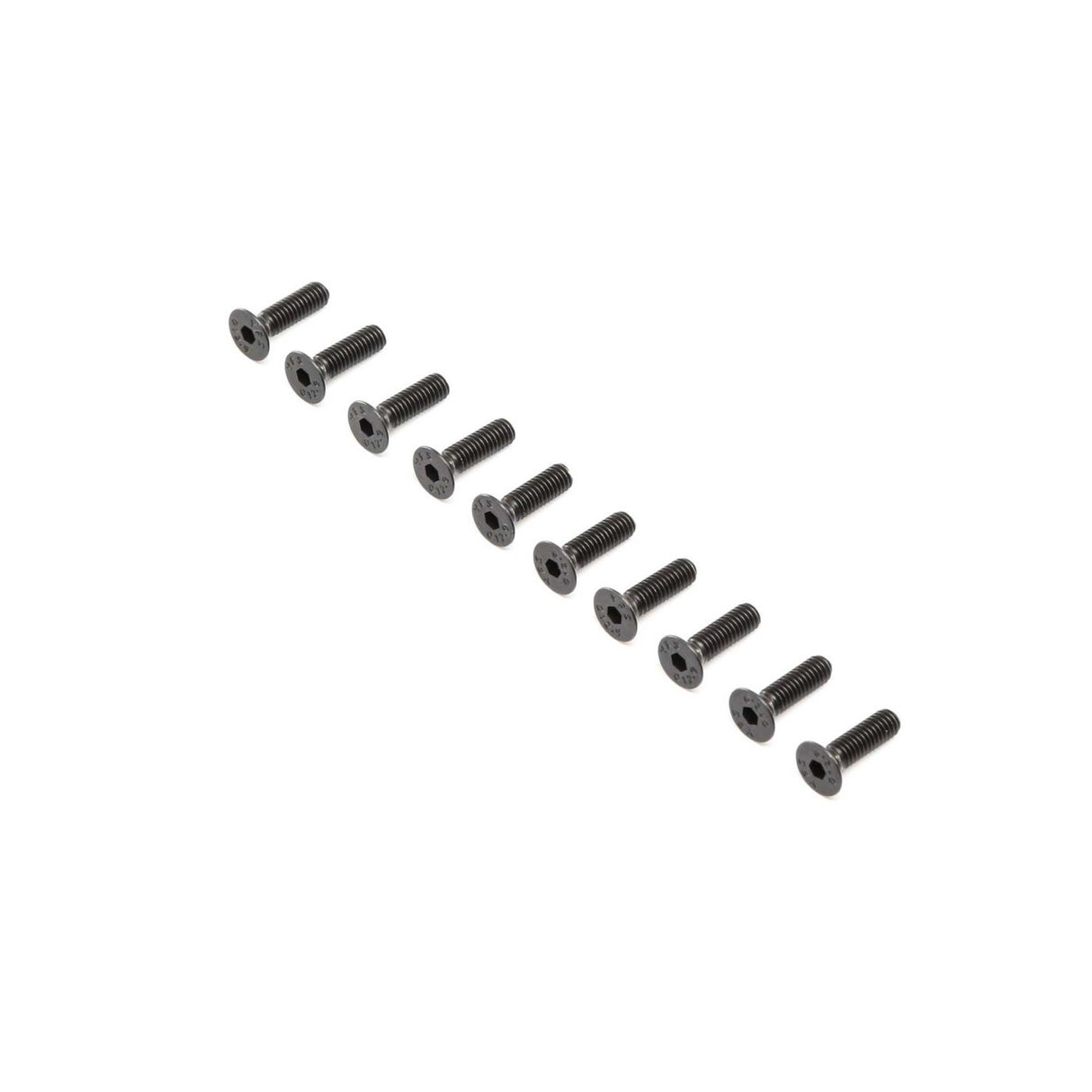 Flat Head Screws Stl BO M4 x 14mm (10)