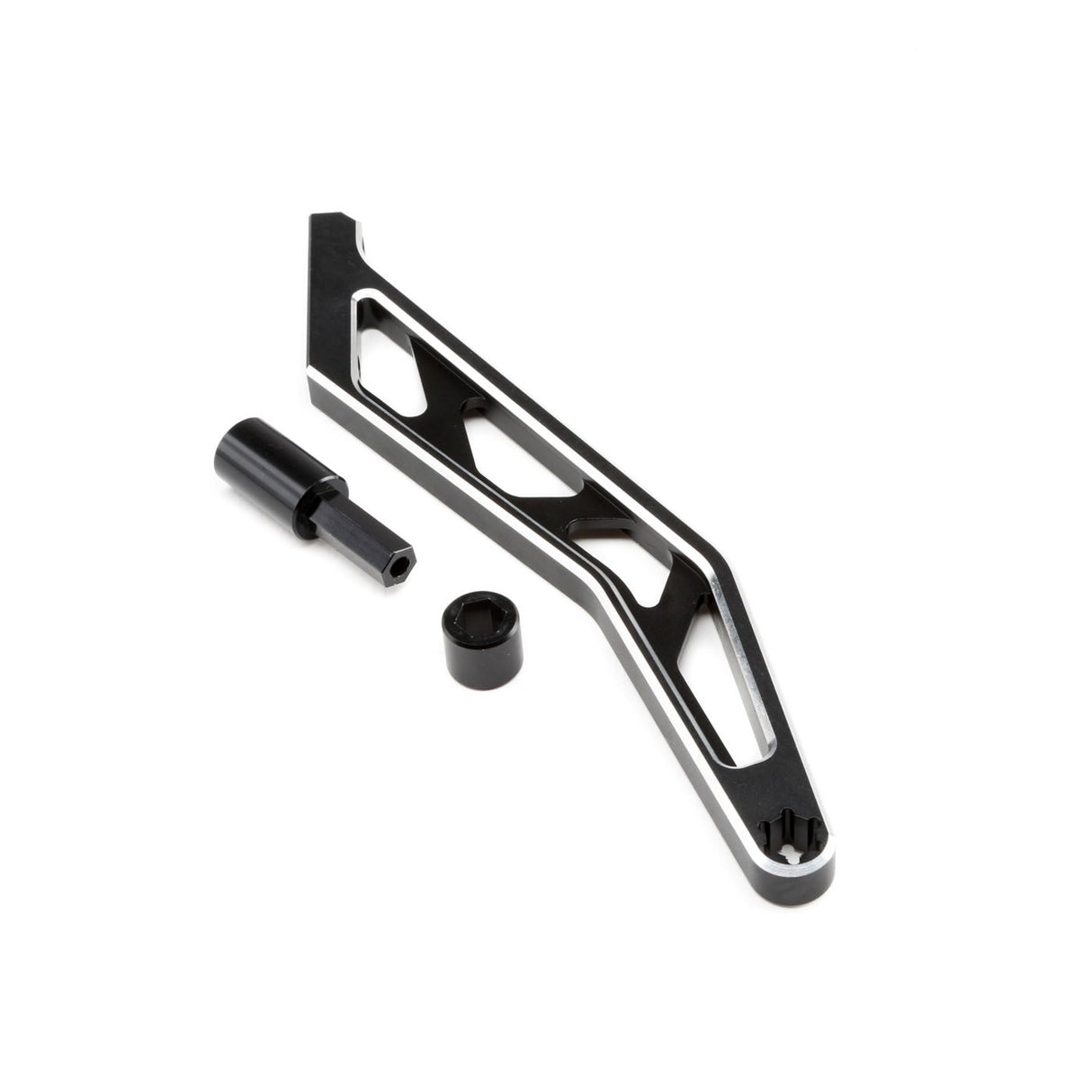 Chassis Brace Rear Black Aluminum MTXL