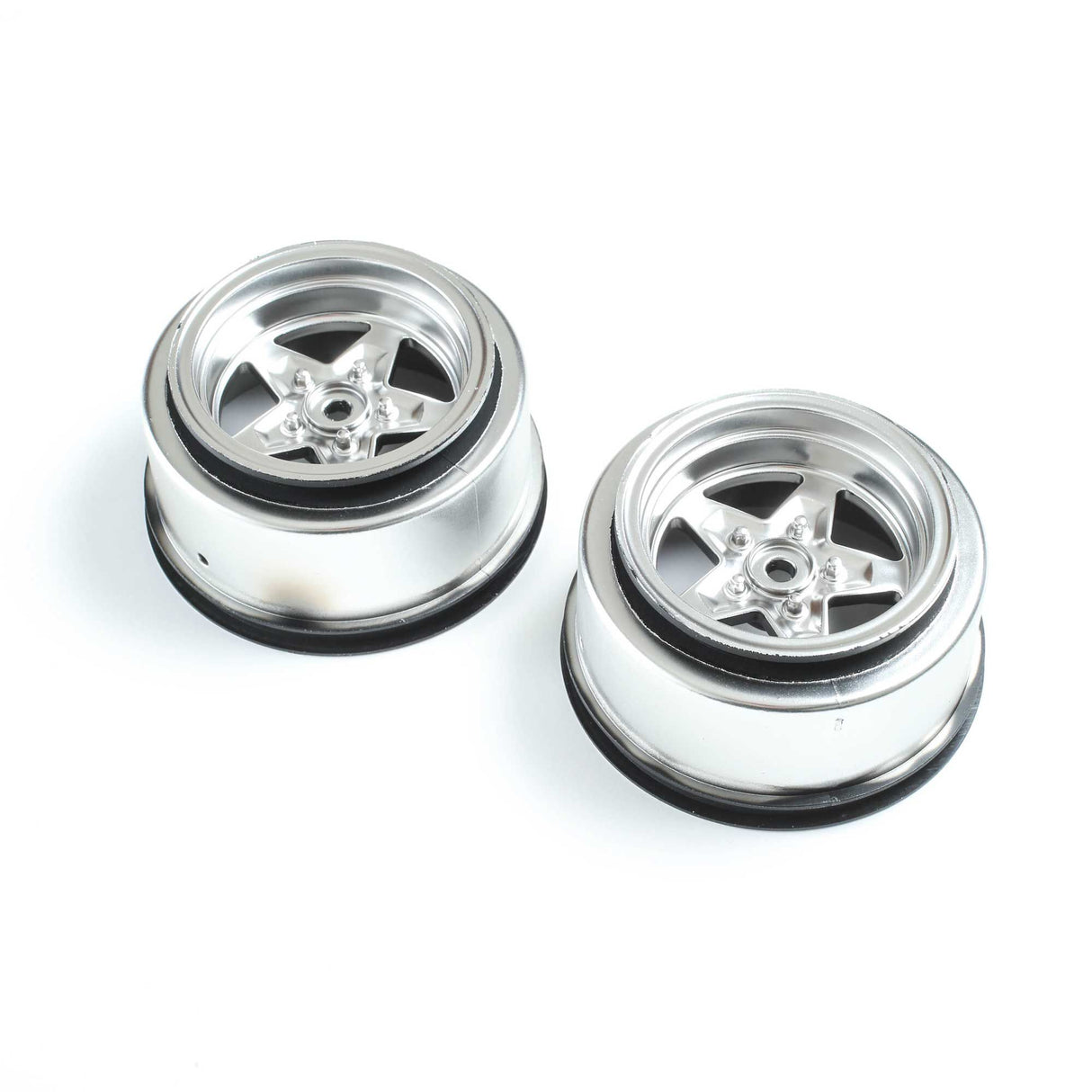 Rear Wheel Satin Chrome (2): 22S Drag