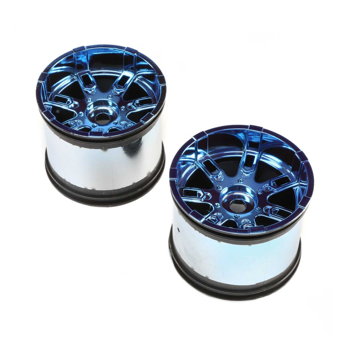 Wheel 17mm Blue Chrome (2): LST 3XL-E