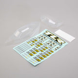 Light Weight Body & Wing Clear w/Stickers: 22 4.0