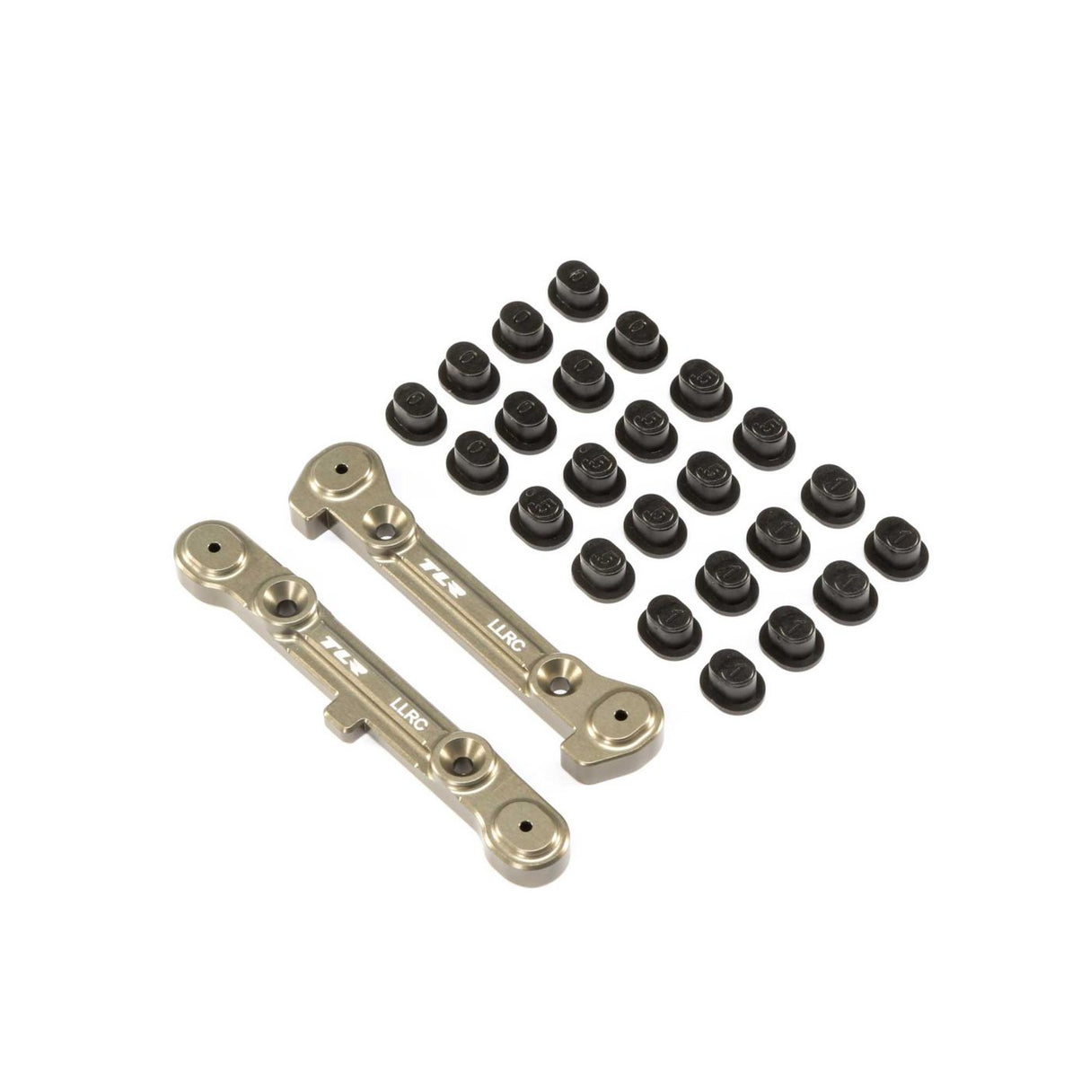 LLRC Adj Rear Hinge Pin Brace Set: 8IGHT 8T 4.0