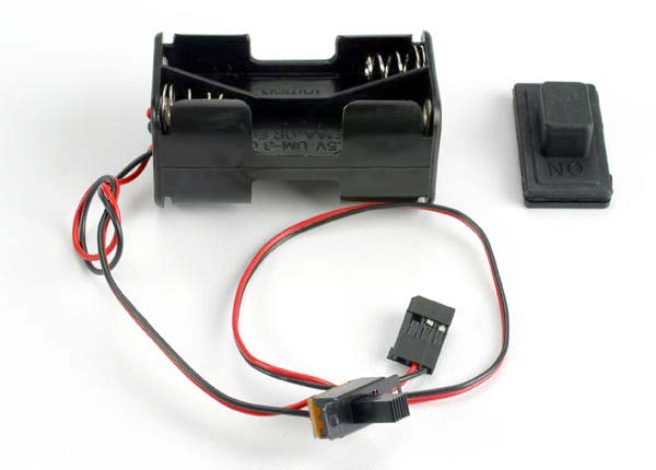 Battery holder with on/off switch/ rubber on/off switch cove