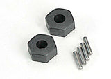 Wheel hubs hex (2)/ stub axle pins (2)