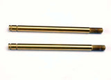 Shock shafts hardened steel titanium nitride coated (long)