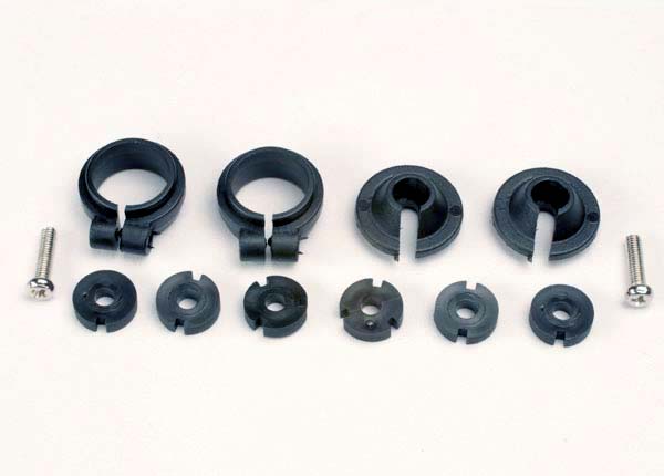 Piston head set (2 sets of 3 types)/ shock collars (2)/ spr