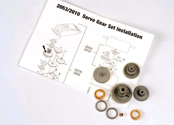 Servo gears (for 2055 and 2056 servos)