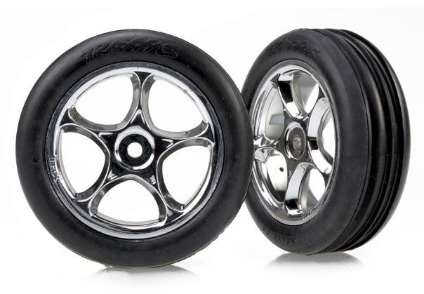 Tires & wheels assembled (Tracer 2.2 Inch chrome wheels Alias
