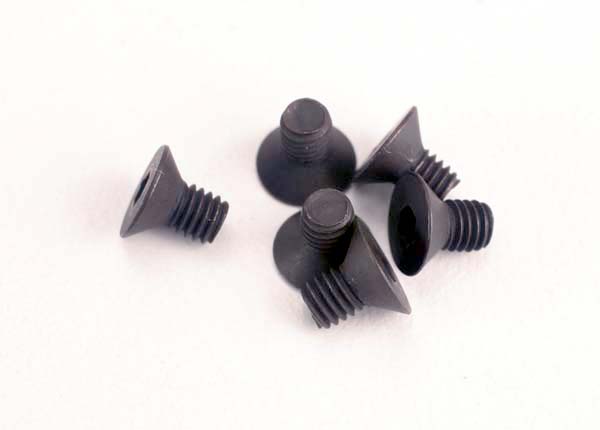 Screws 3x5mm countersunk machine  (hex drive)