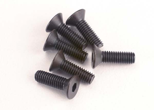 Screws 3x10mm countersunk machine  (hex drive)