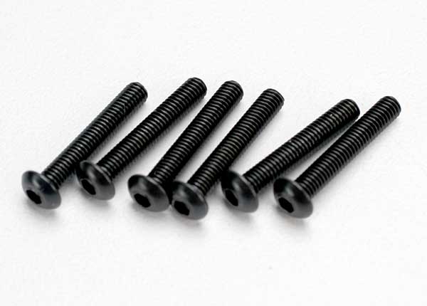 Screws 3x18mm button-head machine (hex drive)