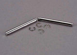 Suspension pins 31.5mm chrome (2) w/ E-clips (4)